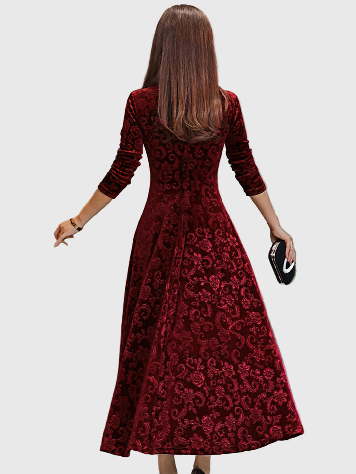 Nancy – festlig elegant sammetsklänning