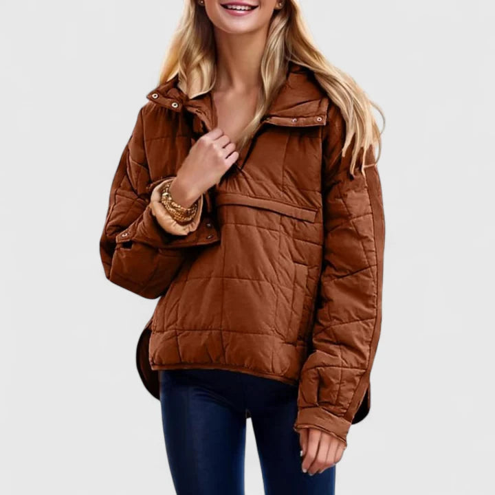 Veronika – vattentät oversized hoodie