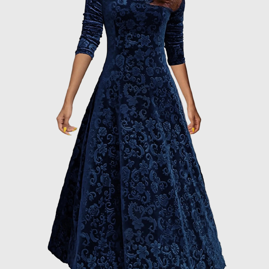 Nancy – festlig elegant sammetsklänning