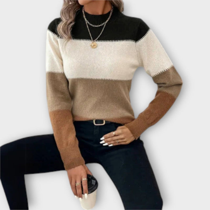 Elina – laxfärgad och elegant tröja