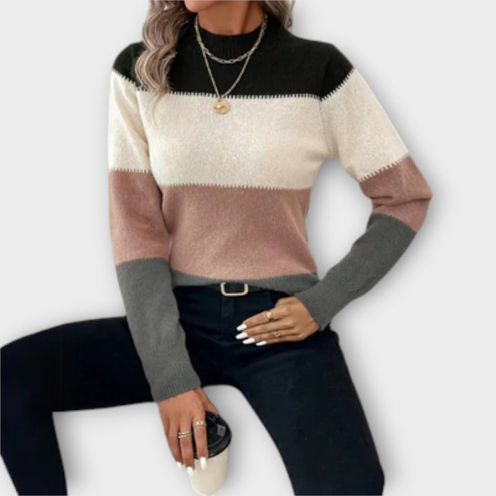 Elina – laxfärgad och elegant tröja