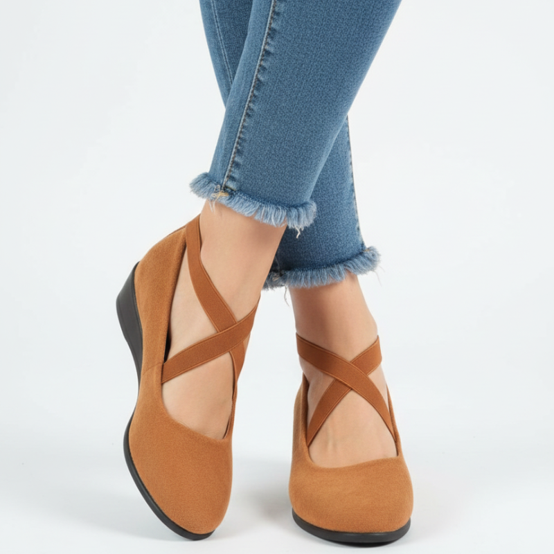 Monique – bekväma slip on-skor med sluten häl