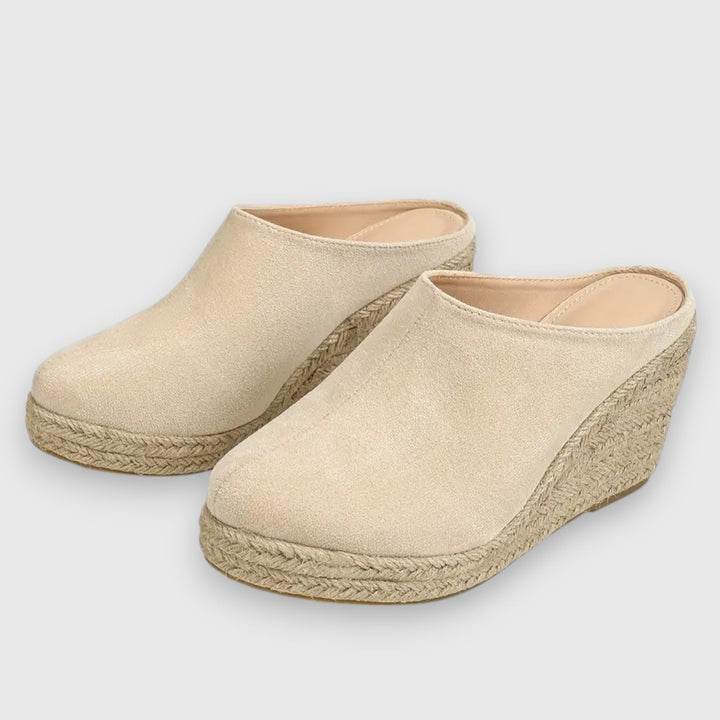 Siena – espadrill med kilklack