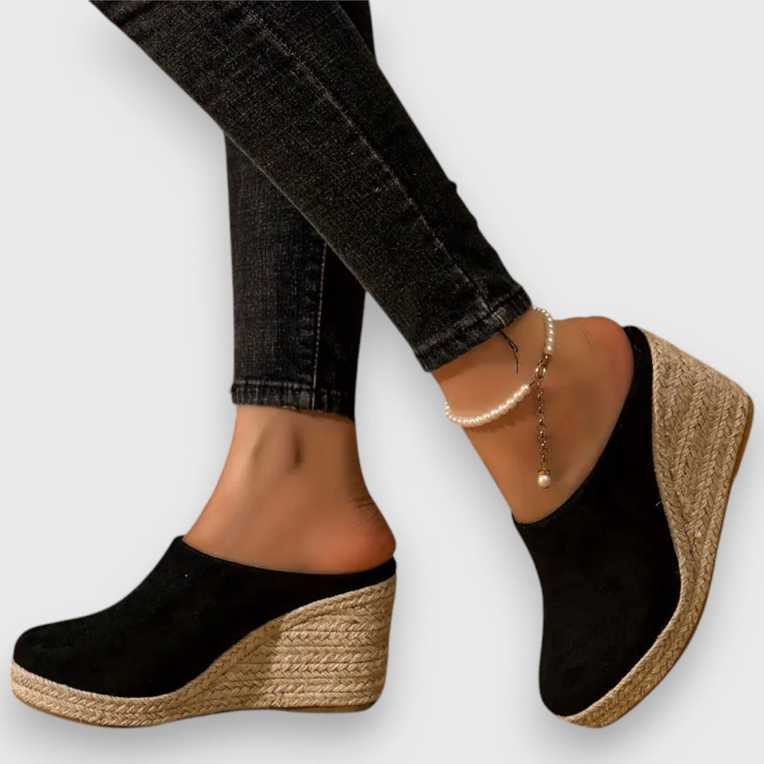 Siena – espadrill med kilklack