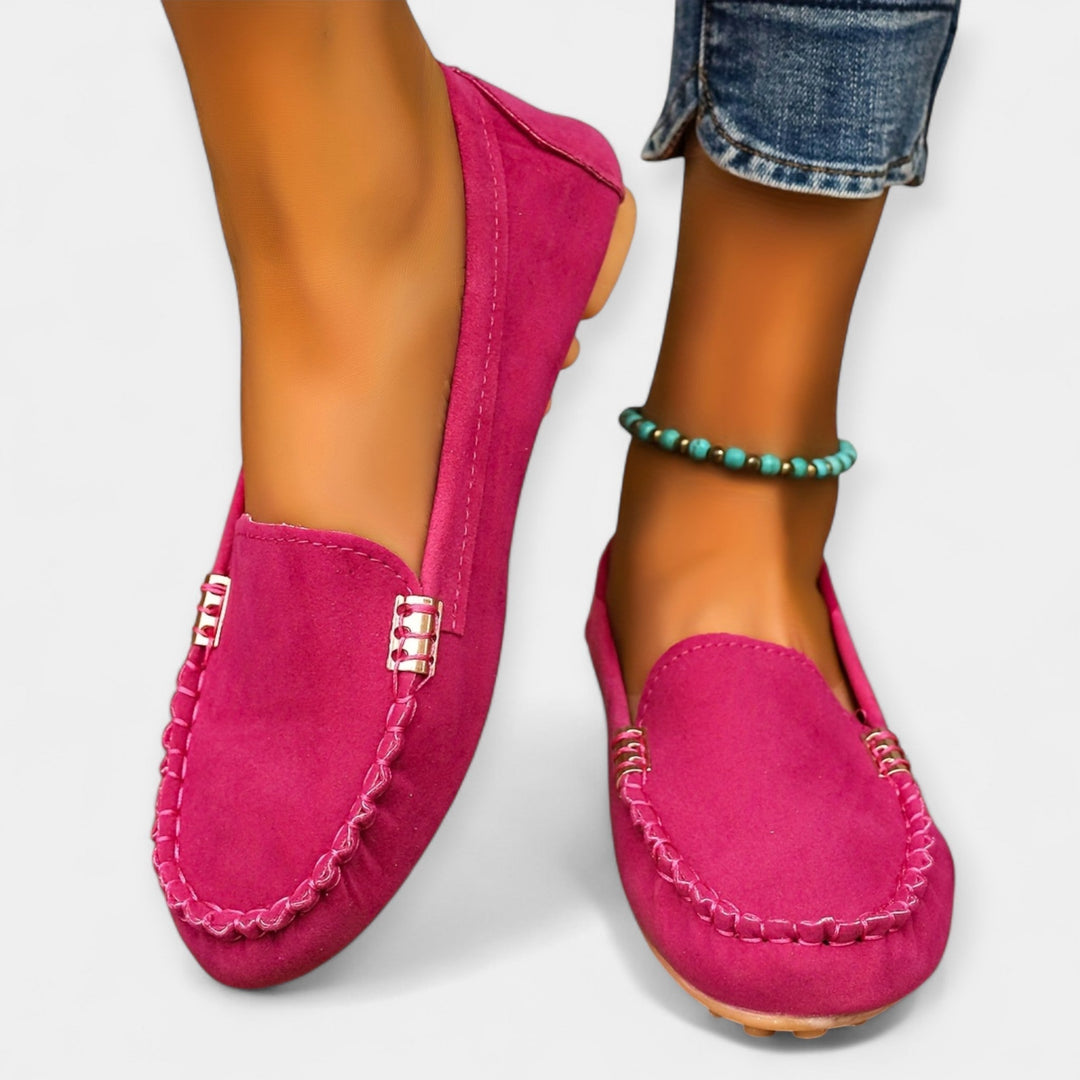 Loafers med metalldetaljer