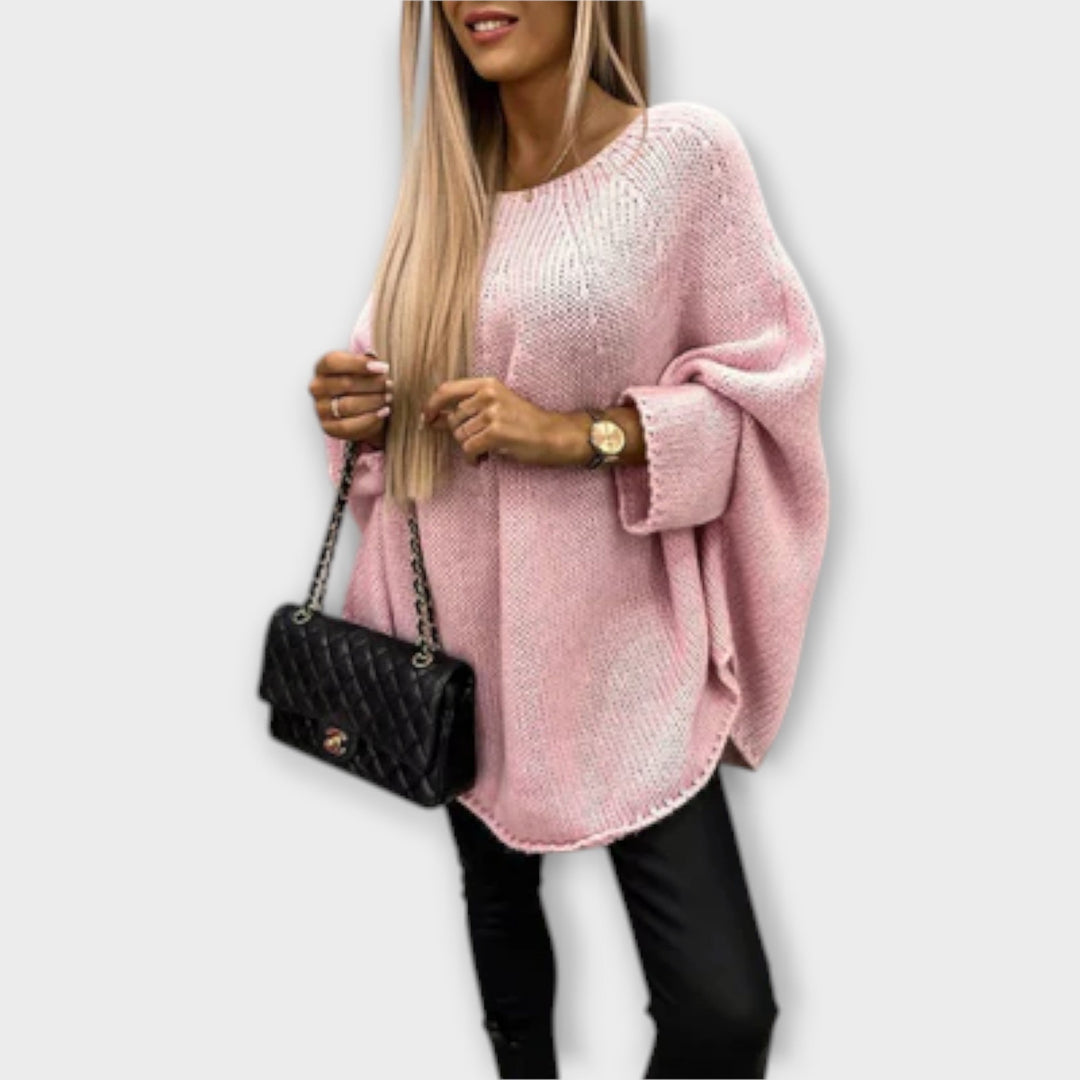 Izabel – stilren damtröja med rund halsringning
