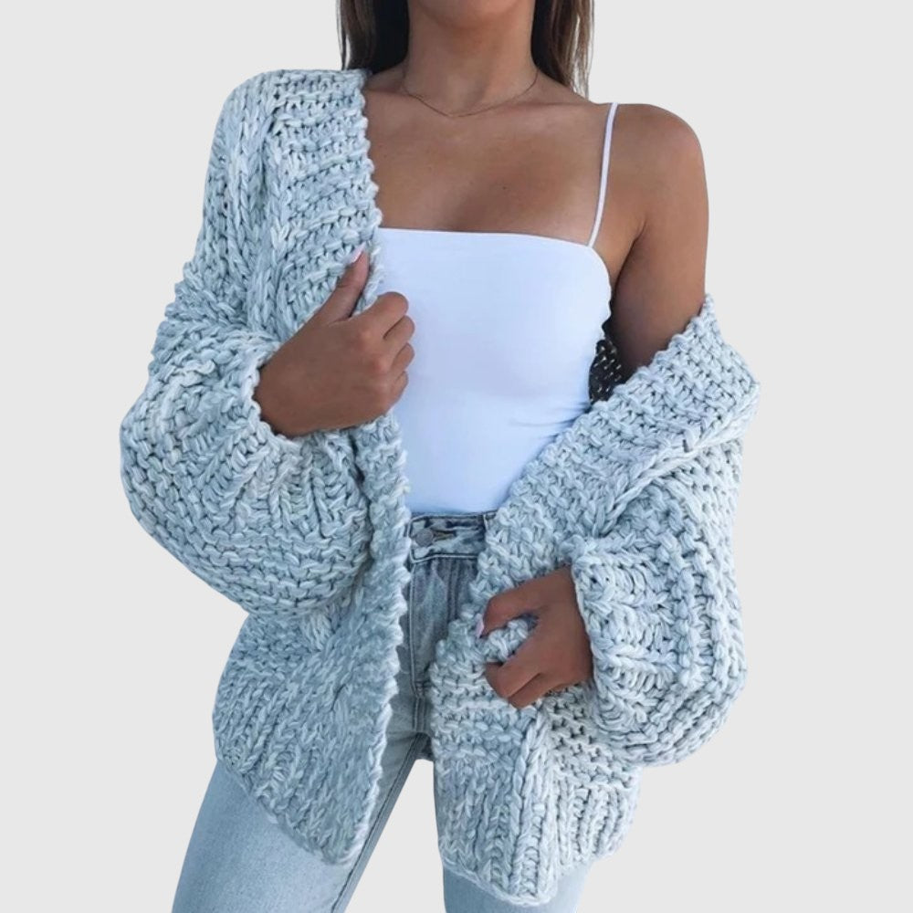 Eleanor – varm ledig stickad kofta