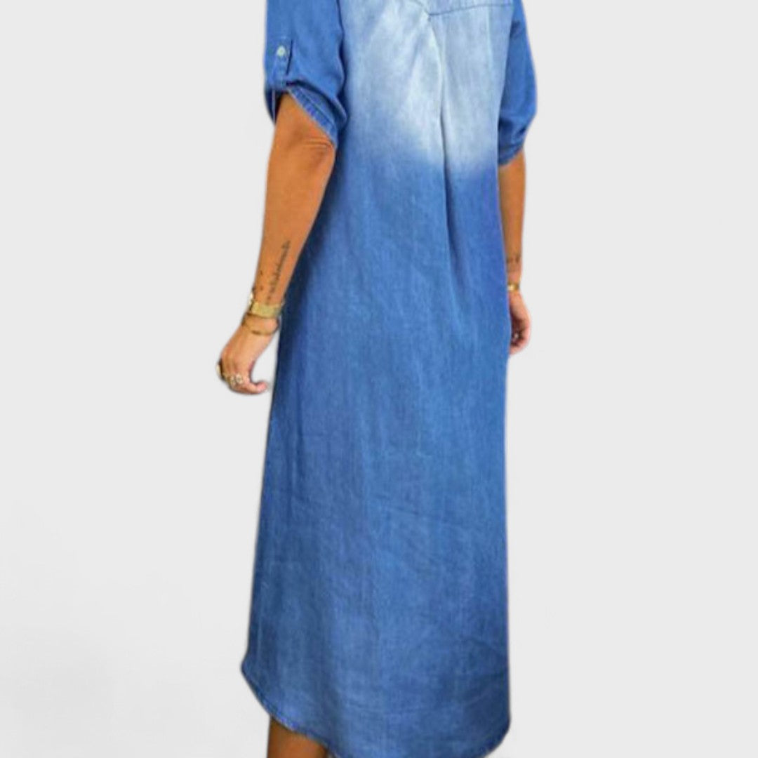 Mirka – sommarklänningar i jeansstil