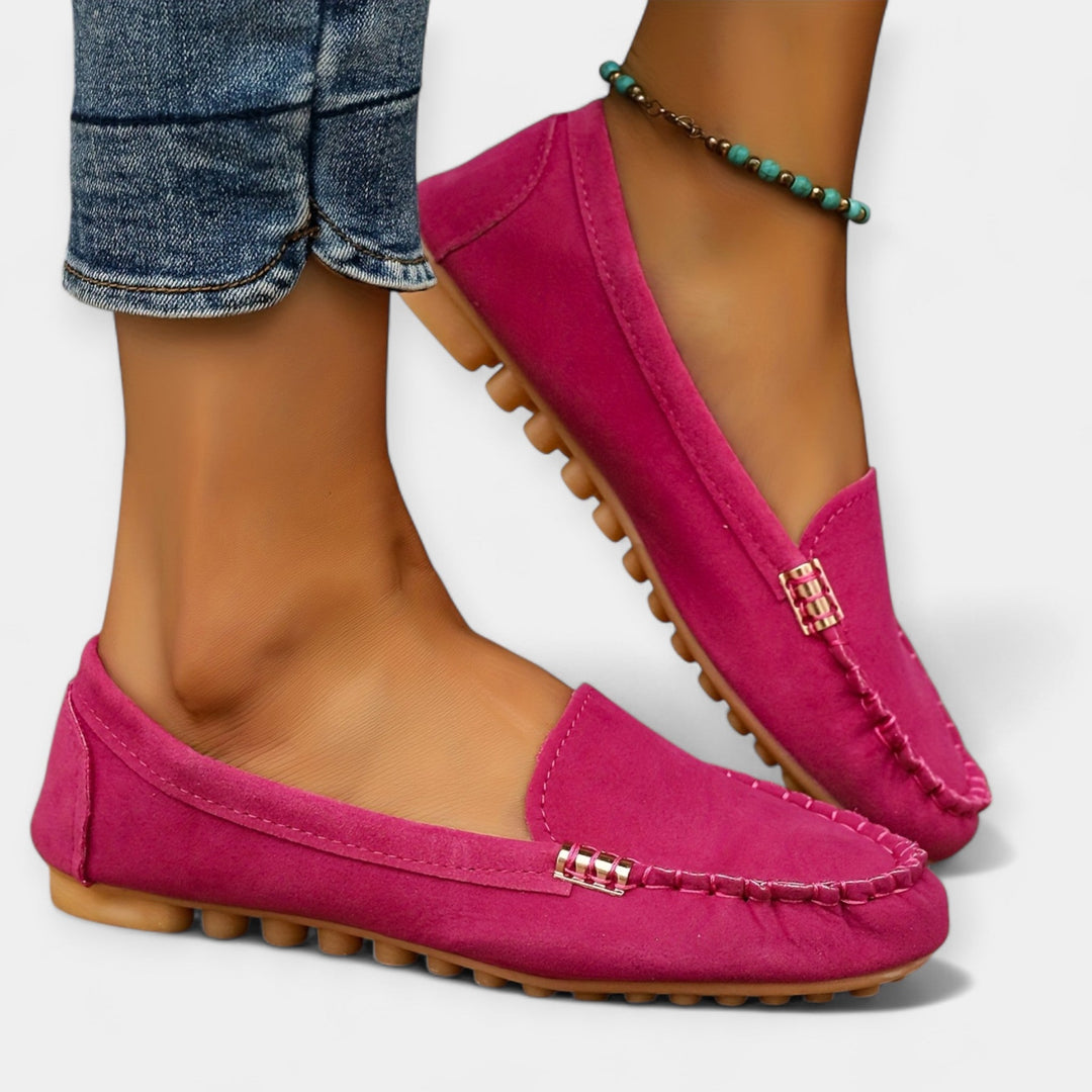 Loafers med metalldetaljer