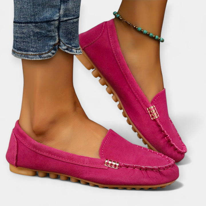 Loafers med metalldetaljer