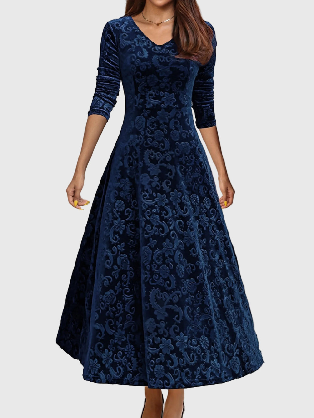 Nancy – festlig elegant sammetsklänning