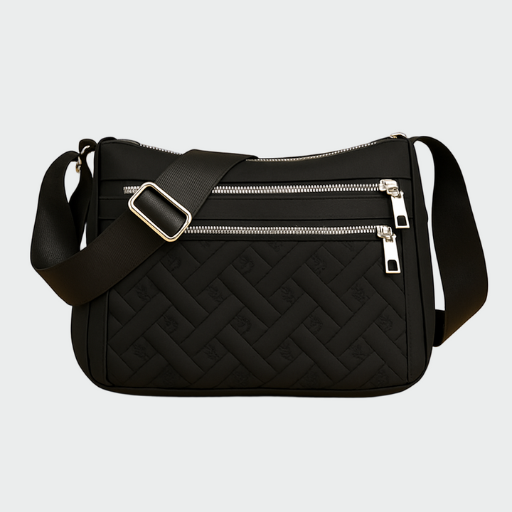 Elegant axelväska i nylon