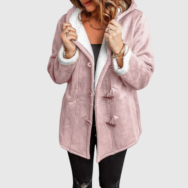 Elena – elegant vinterkappa med fleecefoder