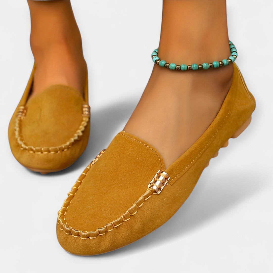 Loafers med metalldetaljer