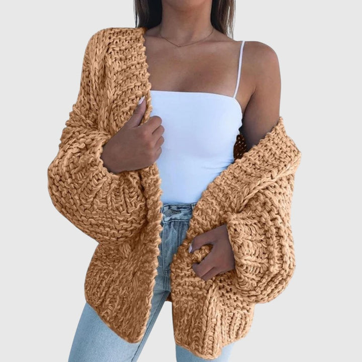 Eleanor – varm ledig stickad kofta