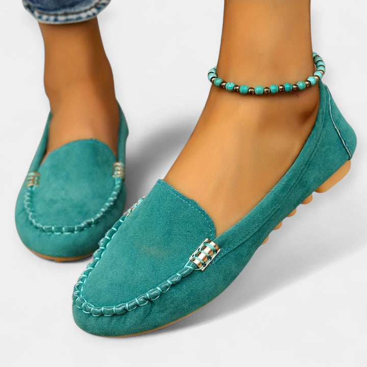 Loafers med metalldetaljer