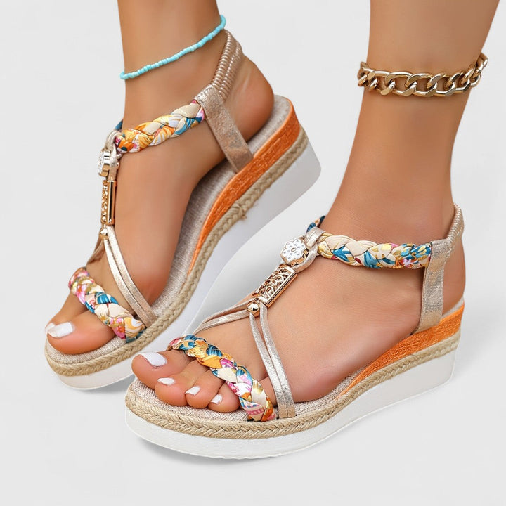Lenka – bekväm högklackad sandal