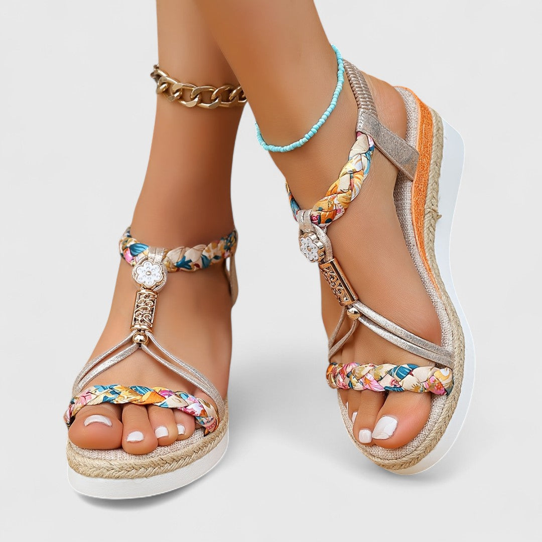 Lenka – bekväm högklackad sandal