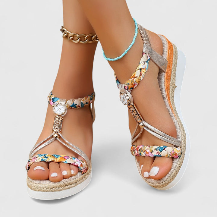 Lenka – bekväm högklackad sandal