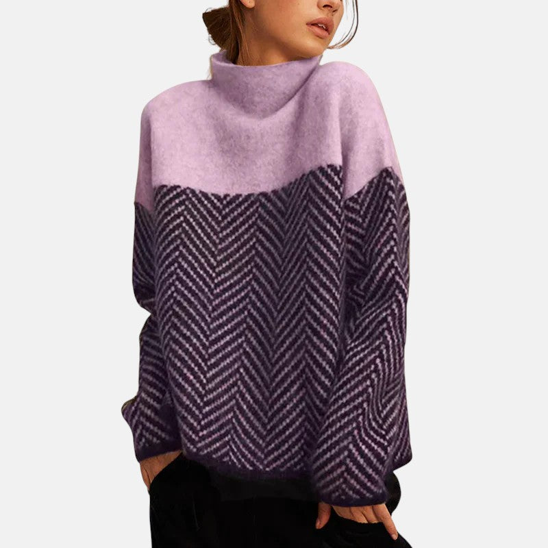 Eva – stickad nättröja
