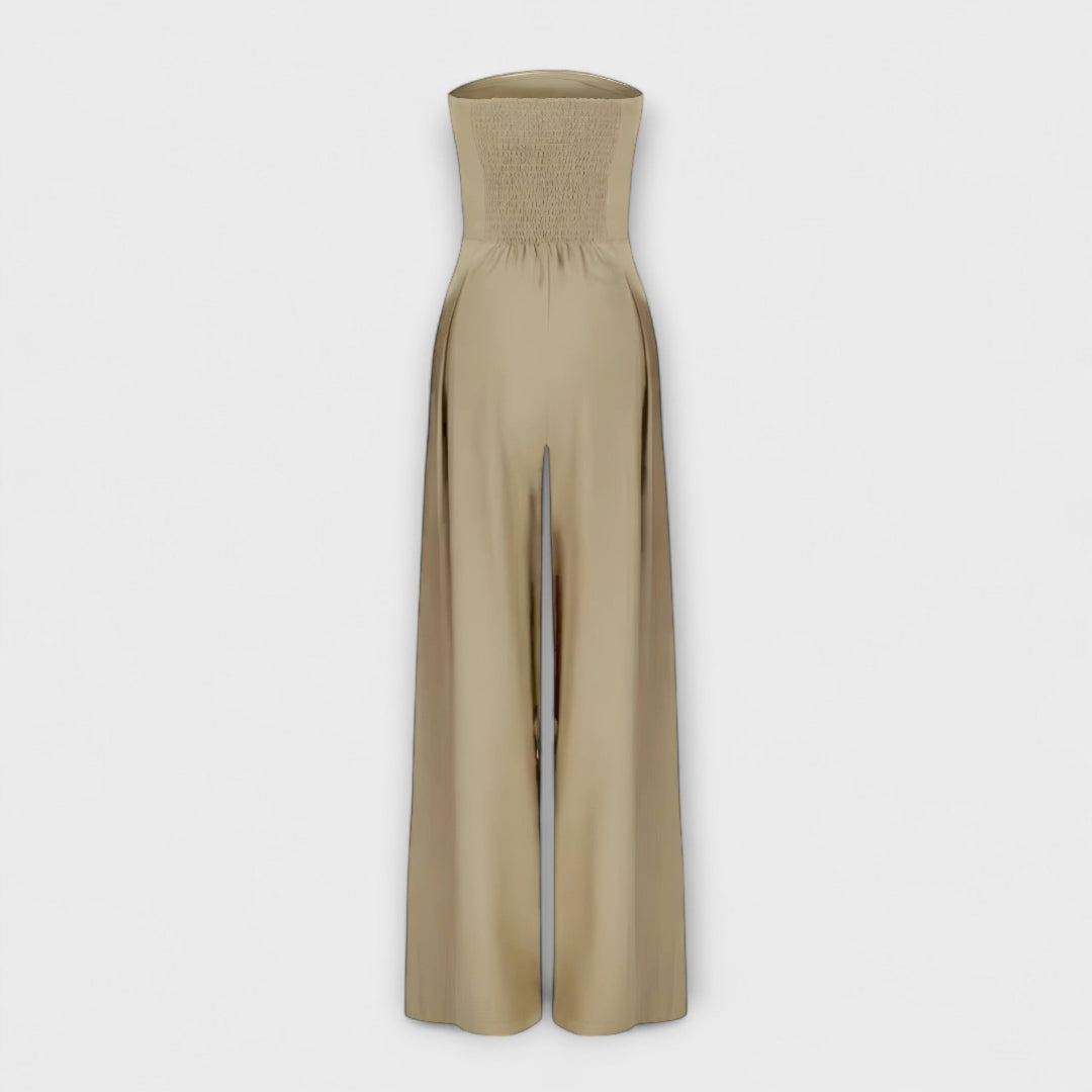 Eva – elegant axelbandslös jumpsuit