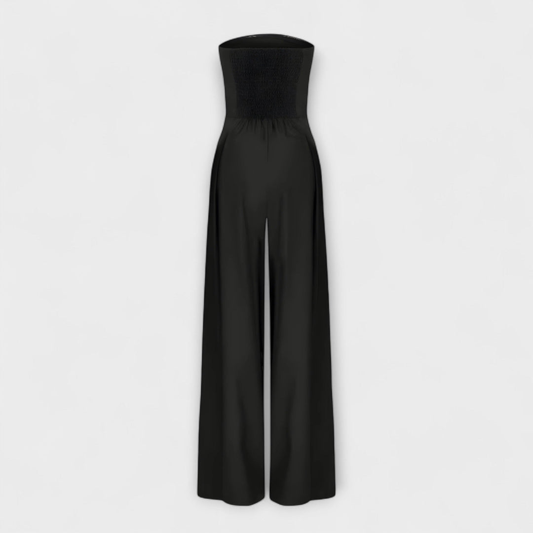Eva – elegant axelbandslös jumpsuit