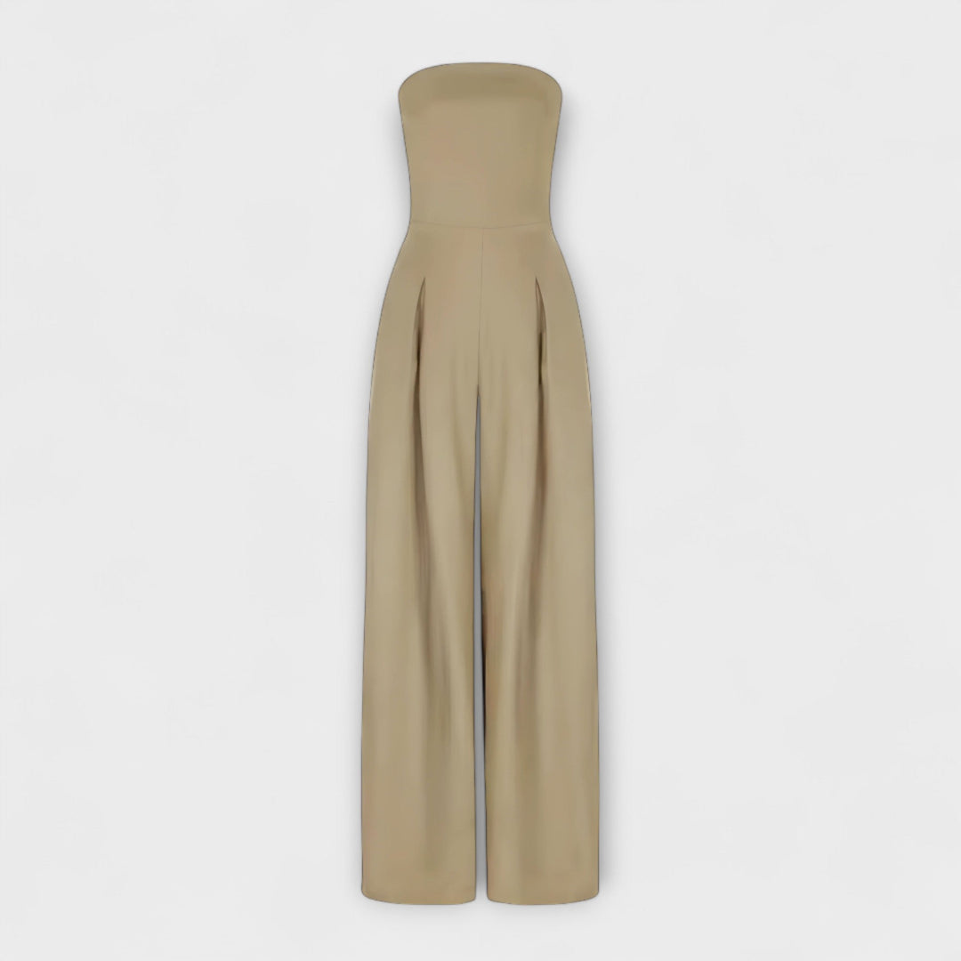 Eva – elegant axelbandslös jumpsuit