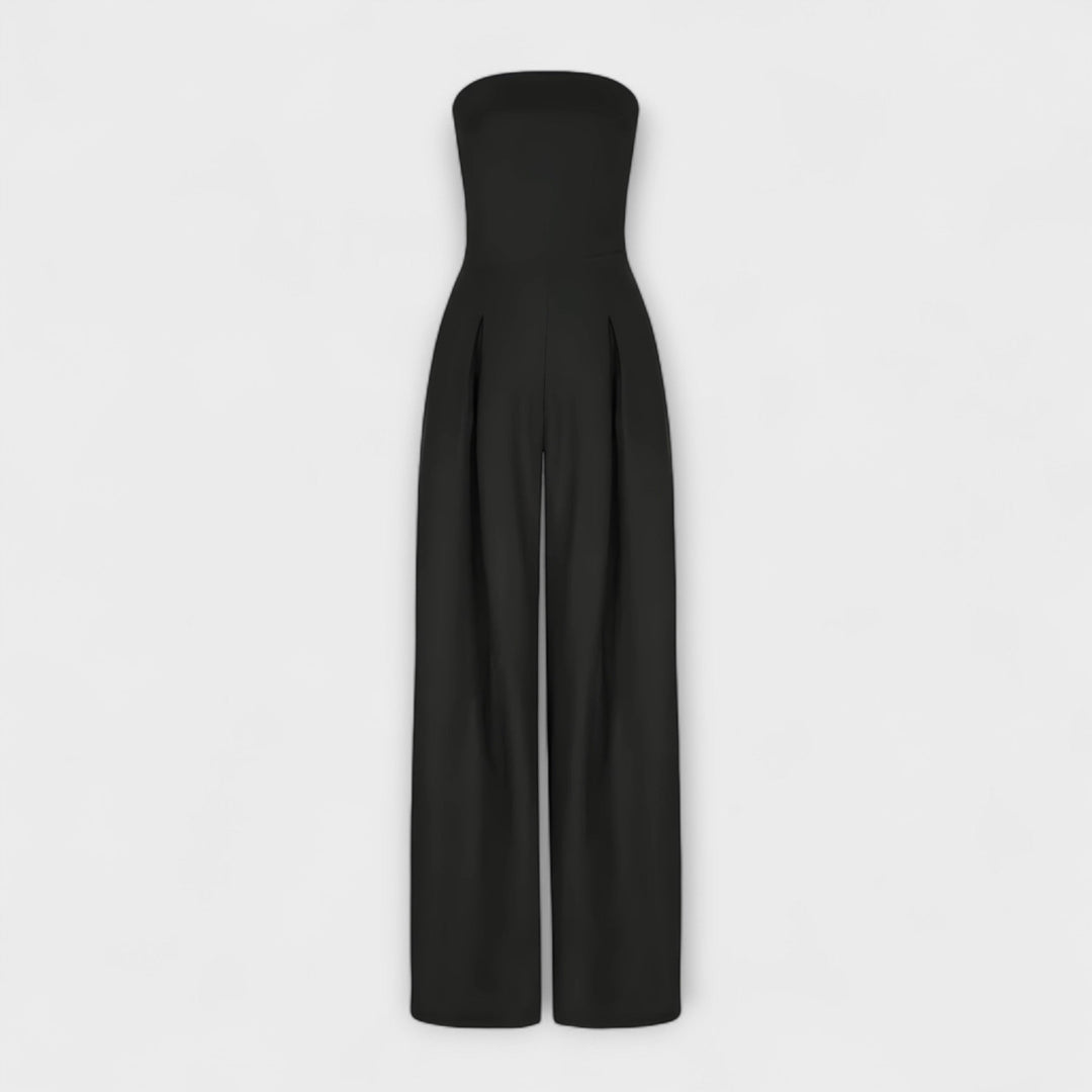 Eva – elegant axelbandslös jumpsuit