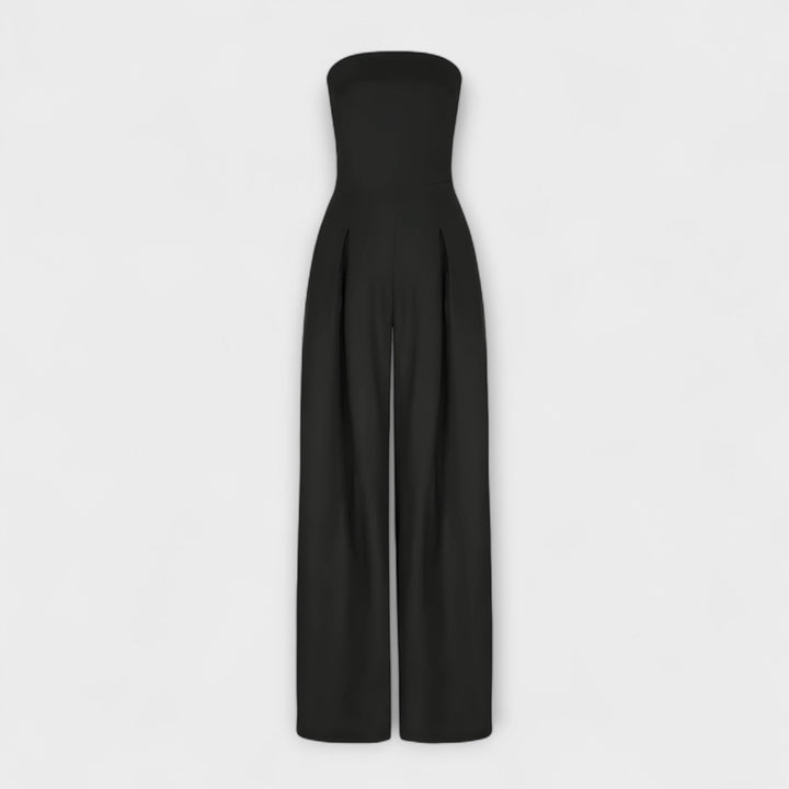 Eva – elegant axelbandslös jumpsuit