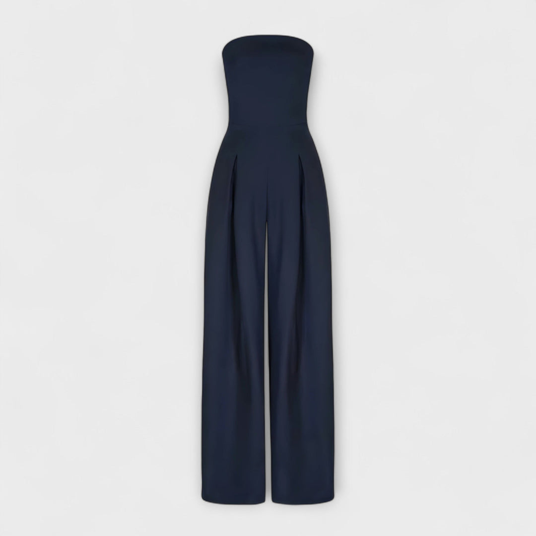 Eva – elegant axelbandslös jumpsuit