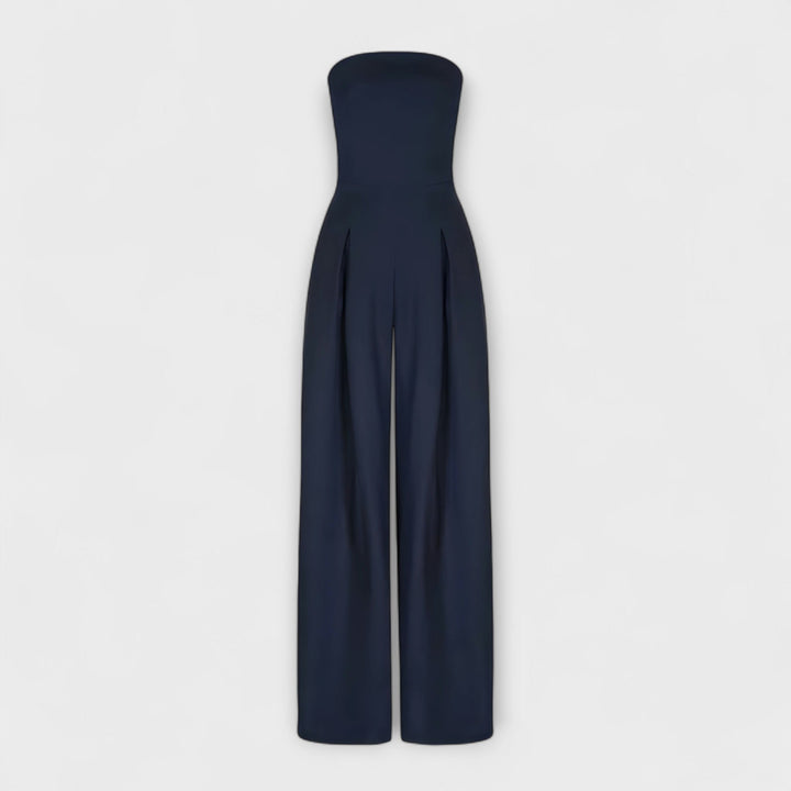 Eva – elegant axelbandslös jumpsuit