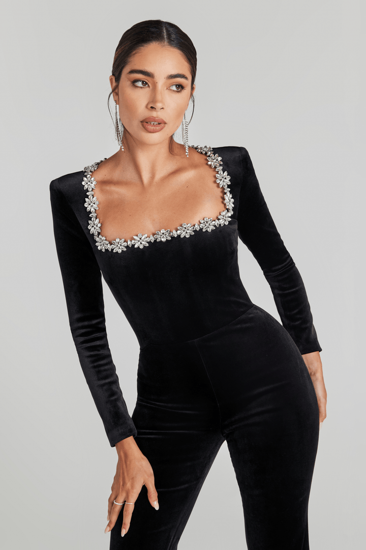 Celeste – svart jumpsuit