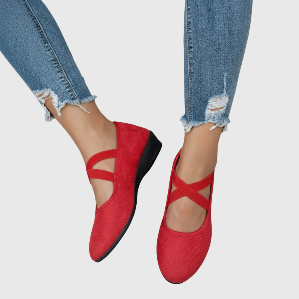 Monique – bekväma slip on-skor med sluten häl
