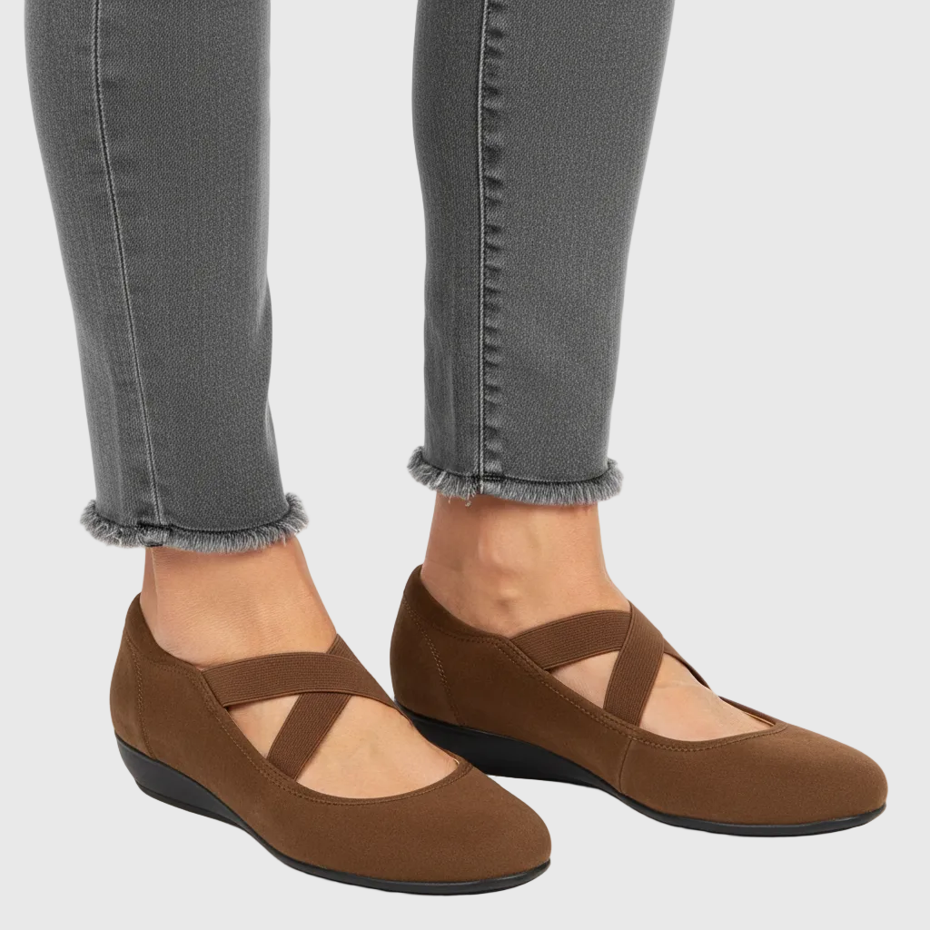 Monique – bekväma slip on-skor med sluten häl