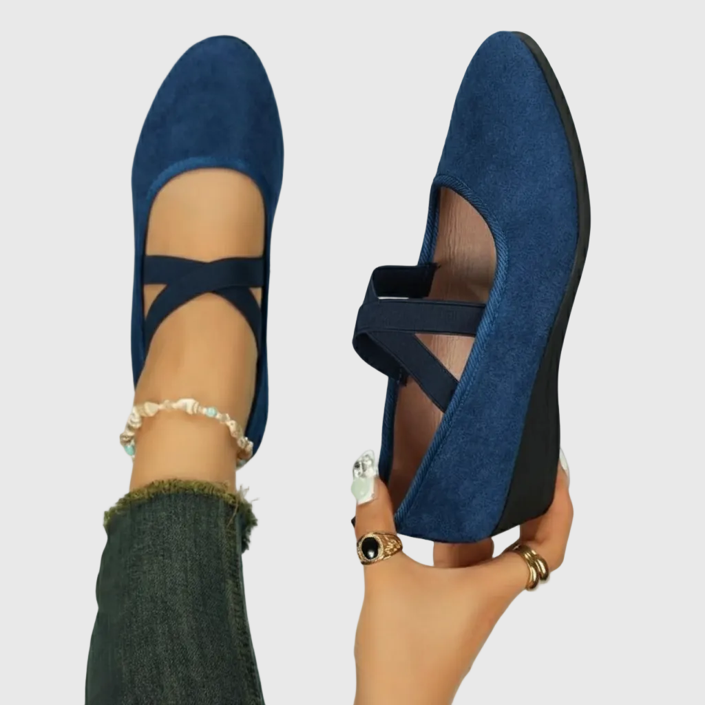 Monique – bekväma slip on-skor med sluten häl