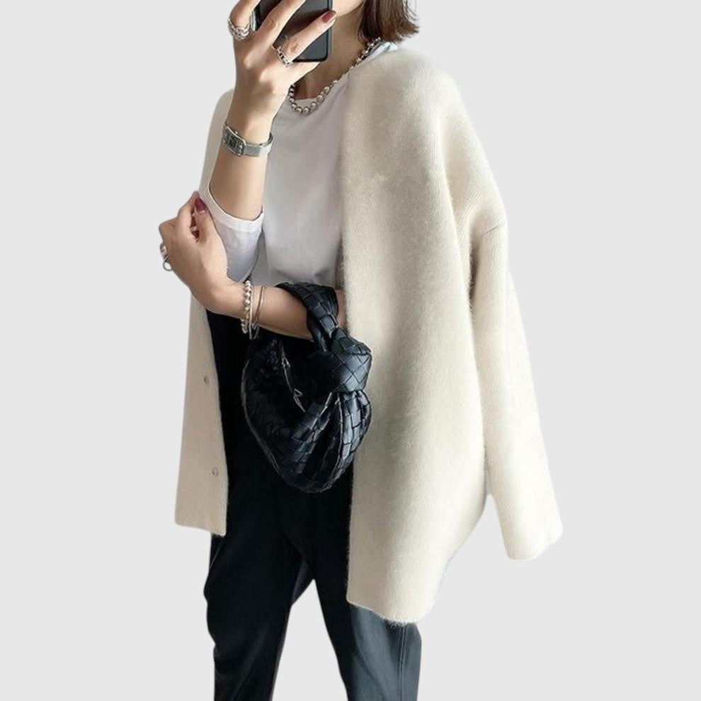 Juli – minimalistisk lång kofta