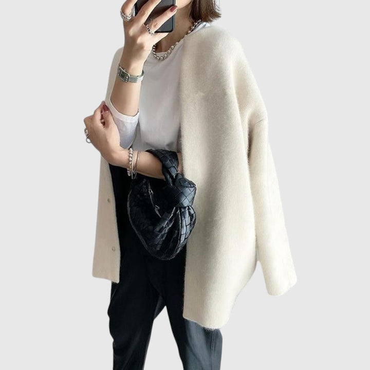Juli – minimalistisk lång kofta