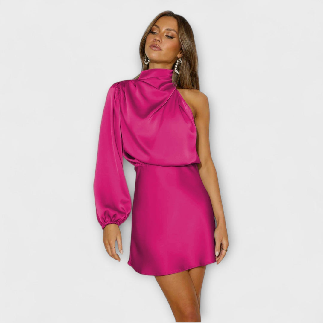 Mara – miniklänning med draperingar