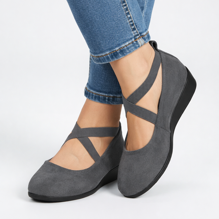 Monique – bekväma slip on-skor med sluten häl