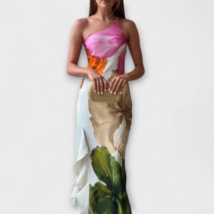 De Saphir – elegant prickig maxiklänning