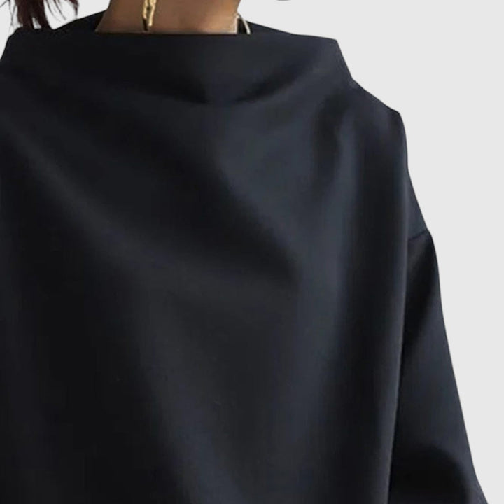 Gabriela – elegant tröja med hög krage