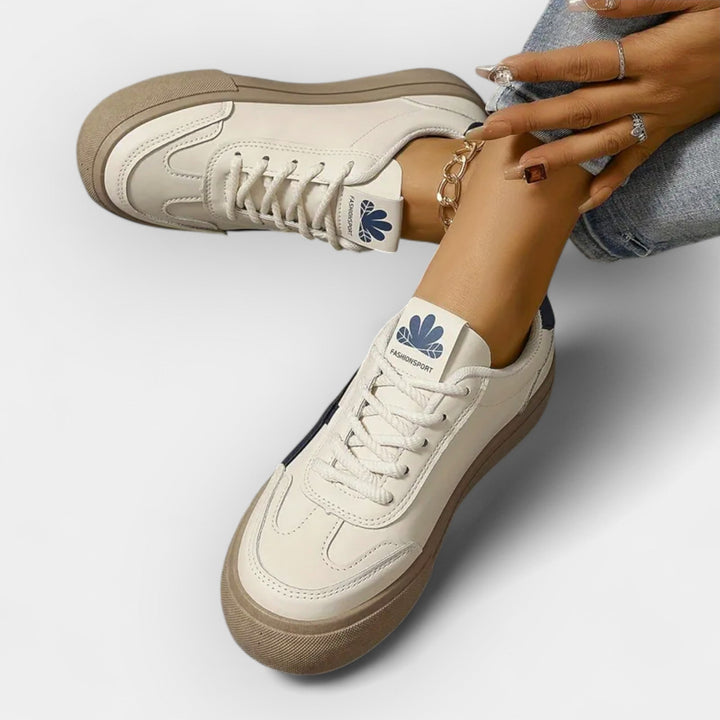 Retro platåsneakers