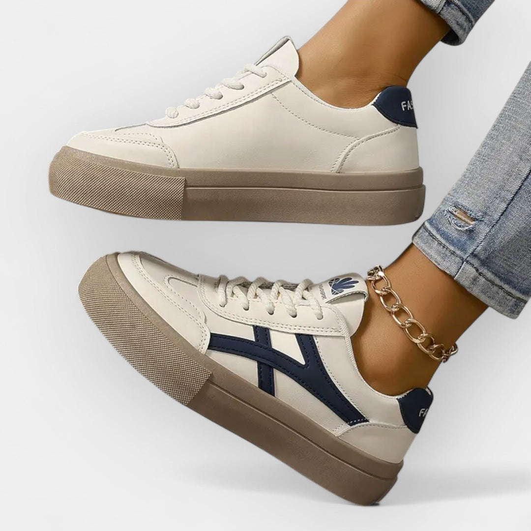 Retro platåsneakers