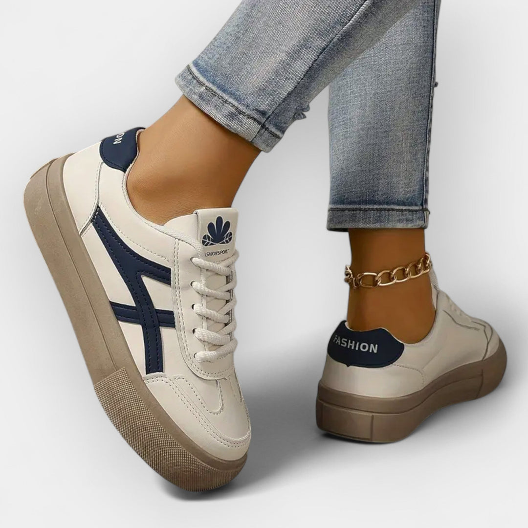 Retro platåsneakers