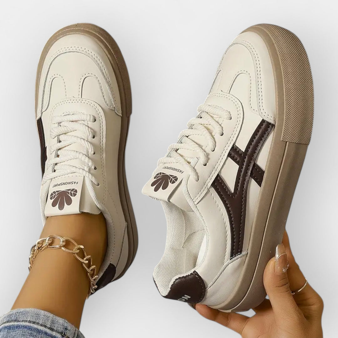 Retro platåsneakers