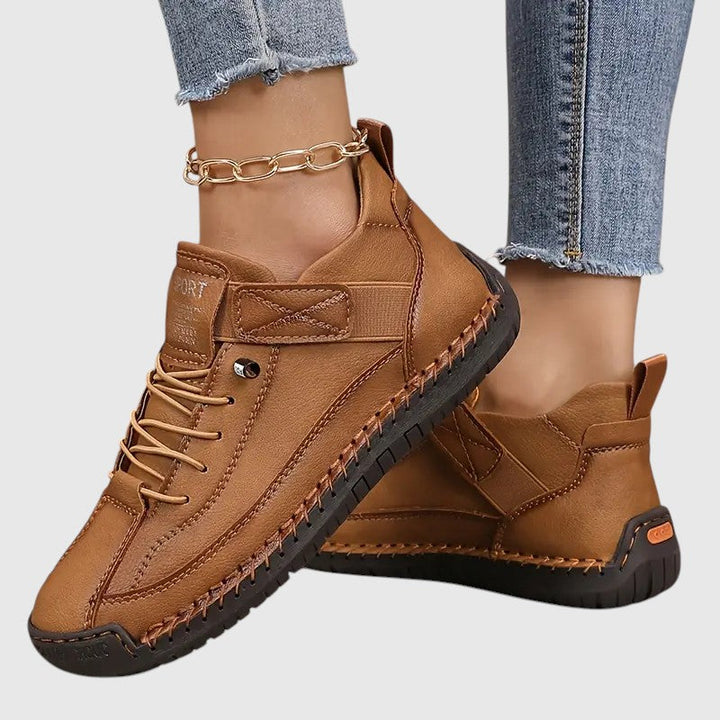 Elira – bekväma och stödjande skinnsneakers för dam