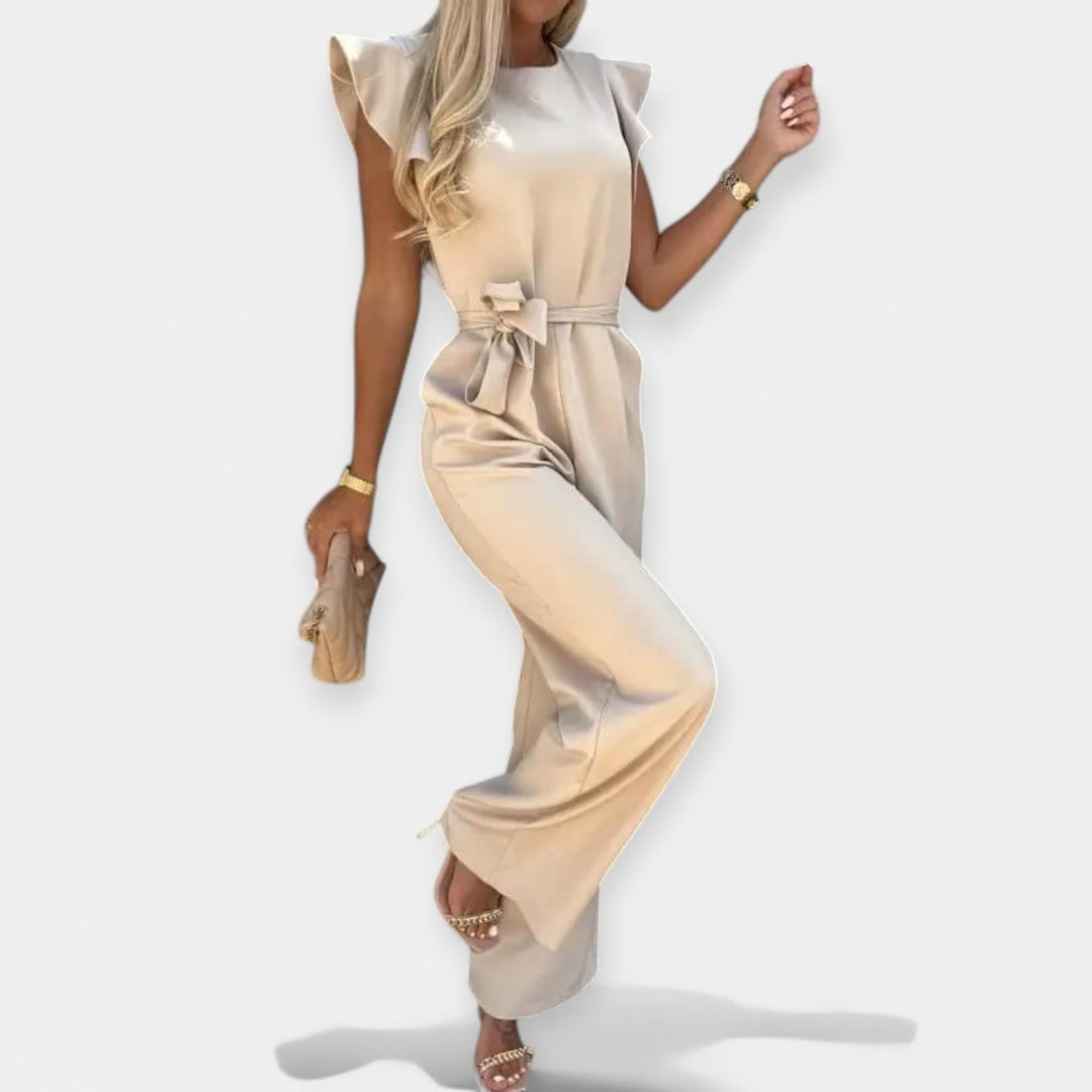 Jumpsuit för dam med fjärilsärmar