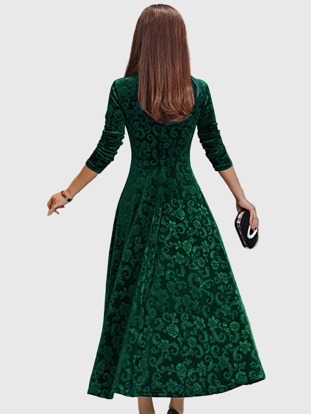 Nancy – festlig elegant sammetsklänning