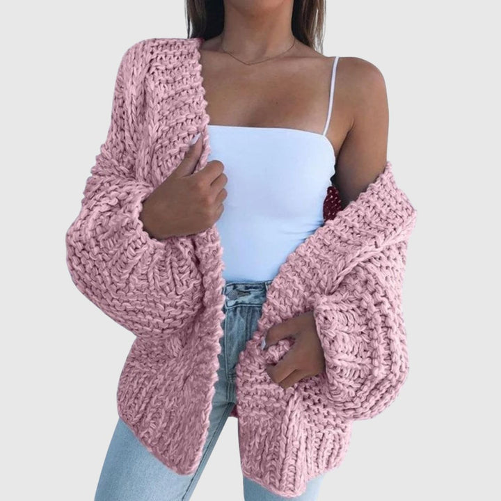 Eleanor – varm ledig stickad kofta