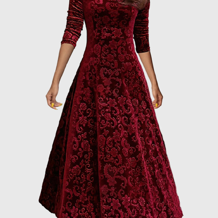 Nancy – festlig elegant sammetsklänning